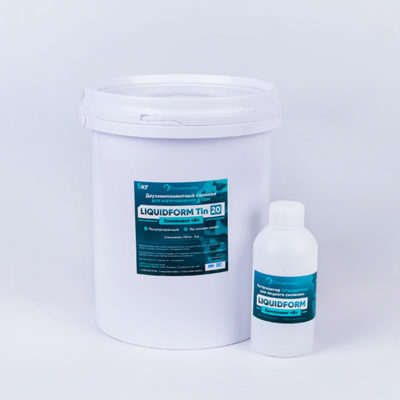 Жидкий силикон для литья форм на олове Liquidform Tin 20 - 5 кг.